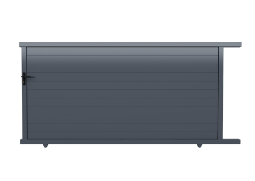 Posuvná brána, hliníková 4000 x 1862 mm